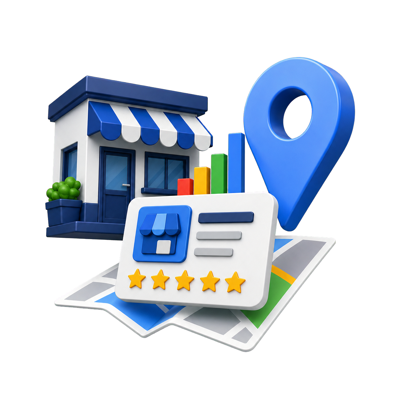 Google Meu Negócio com empresa destacada na busca local e no Google Maps